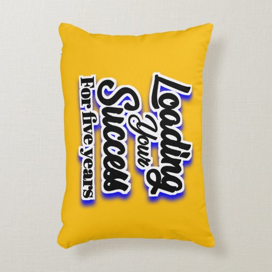 Vijf jaar lang succes boeken – Motivatie Accent Kussen (Voorkant(Verticaal))