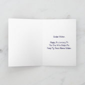 Vijf jaar onder water Funny Jubileum Kaart (Binnen)