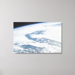 Vijf jaar oude ijsbergen nabij de Zuid-Georgische  Canvas Afdruk