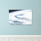 Vijf jaar oude ijsbergen nabij de Zuid-Georgische  Canvas Afdruk (Insitu (Houten vloer))