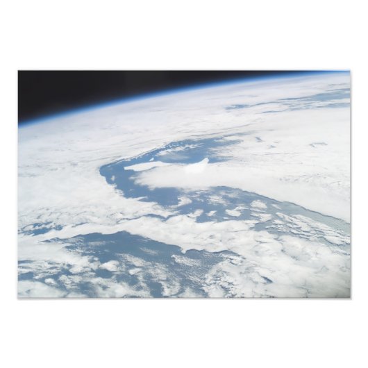 Vijf jaar oude ijsbergen nabij de Zuid-Georgische Foto Afdruk (Voorkant)