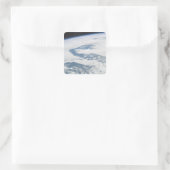 Vijf jaar oude ijsbergen nabij de Zuid-Georgische Vierkante Sticker (Tas)