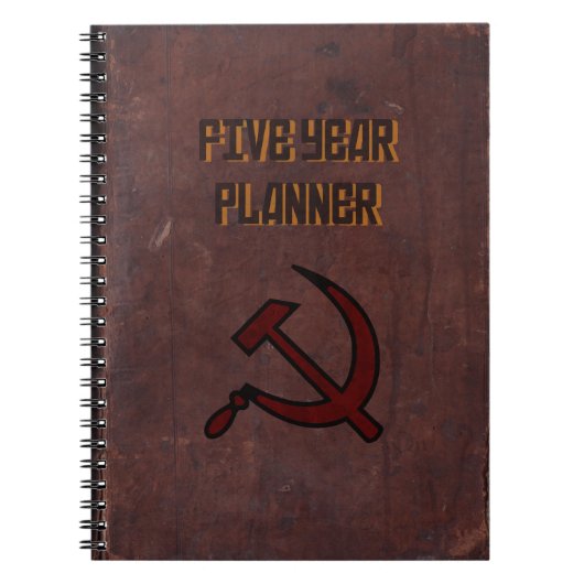 Vijf jaar planner notitieboek (Voorkant)