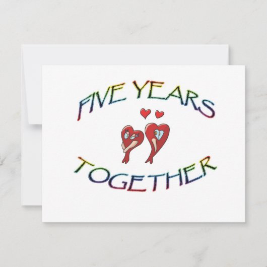 VIJF JAAR SAMEN (Voorkant)