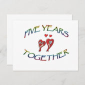 VIJF JAAR SAMEN (Voorkant / Achterkant)