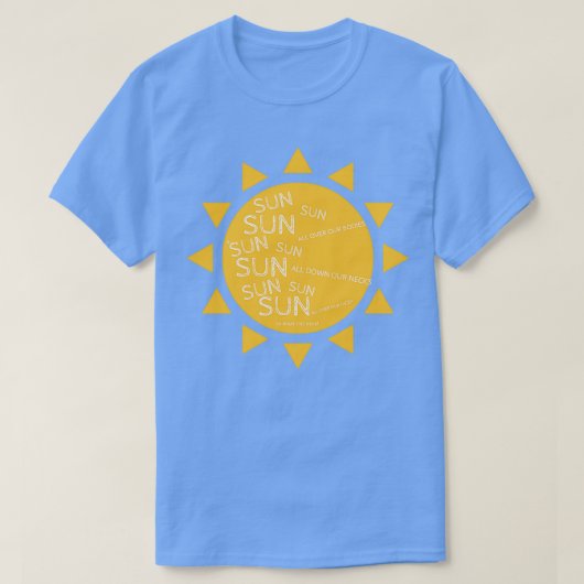 Vijf jaar tijd zon t-shirt (Design voorkant)