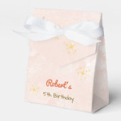 Vijf kaarsen die op zaterdag zijn bedankdoosjes (Voorkant Zijde)