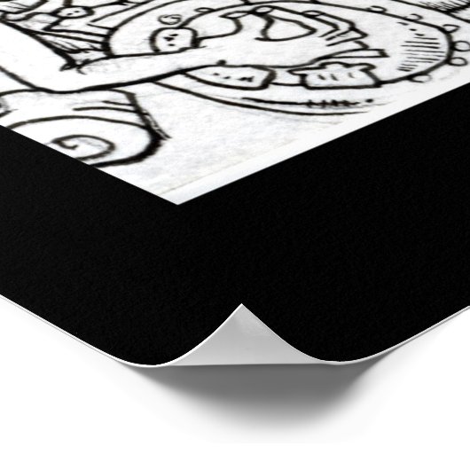 Vijf kaarsen poster (Hoek)