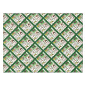 Vijf kerstvogels tafelkleed (Voorkant (Horizontaal))