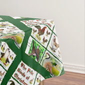 Vijf kerstvogels tafelkleed (Voorbeeld)