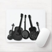 VIJF KIJKBAND OP WIT-MOUSEPAD MUISMAT (Met muis)