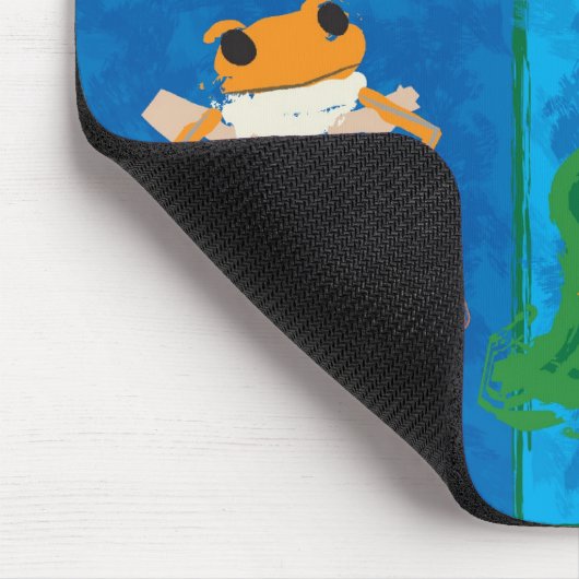 Vijf kikkers muismat (Hoek)