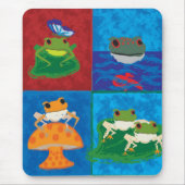 Vijf kikkers muismat (Voorkant)