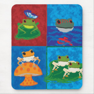 Vijf kikkers muismat