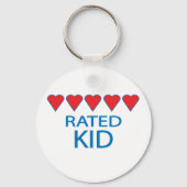 Vijf Kind van het Hart Sleutelhanger (Voorkant)