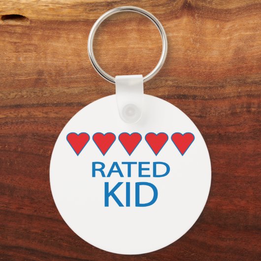 Vijf Kind van het Hart Sleutelhanger (Voorkant)