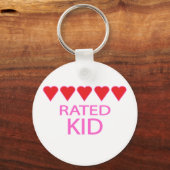 Vijf Kind van het Hart Sleutelhanger (Voorkant)