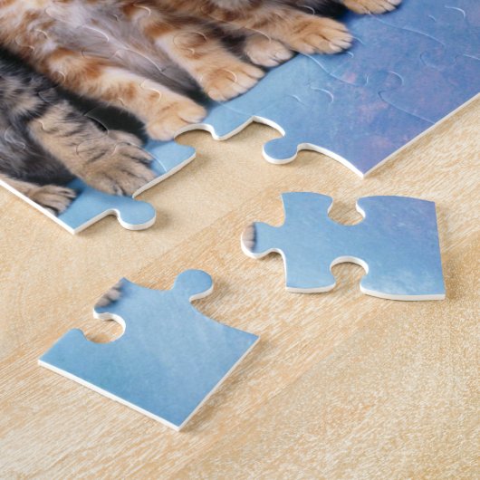 Vijf Kittens in een Row Puzzle Legpuzzel (Zijkant)