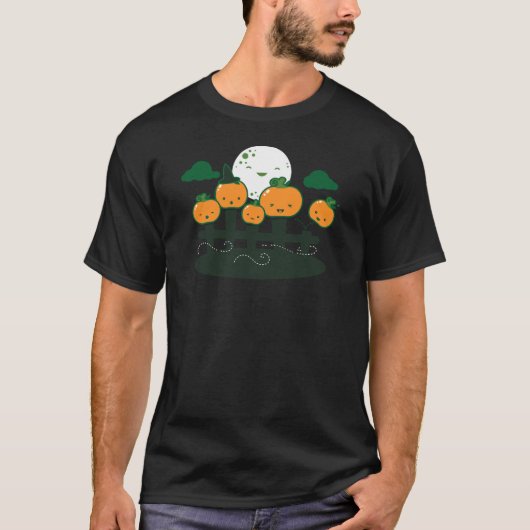 Vijf kleine pompoenen t-shirt (Voorkant)