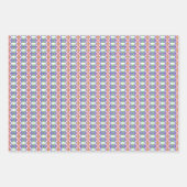 Vijf kleurenbogie inpakpapier vel (Voorkant 3)