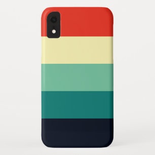 Vijf kleurencombinatie - blauw Aqua Green Yellow R Case-Mate iPhone Case