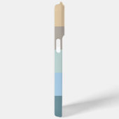 Vijf kleurencombinaties - Blauw bruin en beige tur Case-Mate iPhone Case (Achterkant / Rechts)