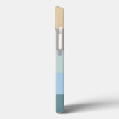 Vijf kleurencombinaties - Blauw bruin en beige tur Case-Mate iPhone Case (Achterkant / Links)