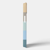 Vijf kleurencombinaties - Blauw bruin en beige tur Case-Mate iPhone Case (Achterkant / Rechts)