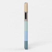 Vijf kleurencombinaties - Blauw bruin en beige tur Case-Mate iPhone Case (Achterkant/rechts)