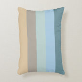 Vijf kleurencombinaties - Blauw bruin en beige tur Decoratief Kussen (Voorkant(Verticaal))