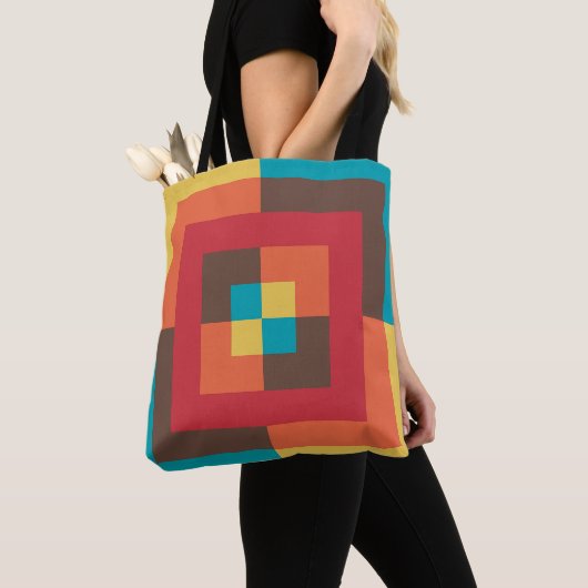vijf-kleurenspectrum voor de oceaan tote bag (Dichtbij)