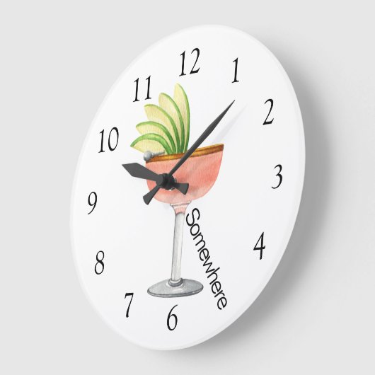 Vijf klok ergens in Margarita (Hoek)