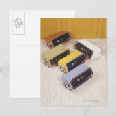 Vijf klokken briefkaart (Voorkant / Achterkant)