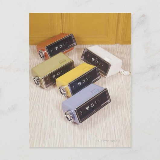 Vijf klokken briefkaart (Voorkant)