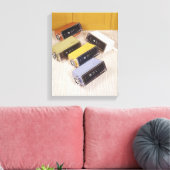 Vijf klokken canvas afdruk (Insitu (Woonkamer))