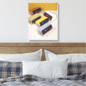 Vijf klokken canvas afdruk (Insitu (Slaapkamer))