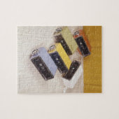 Vijf klokken legpuzzel (Horizontaal)