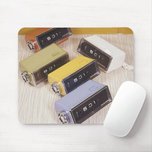 Vijf klokken muismat (Met muis)