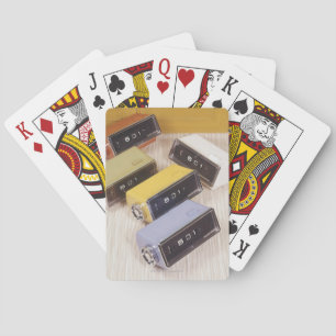 Vijf klokken pokerkaarten