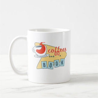 Vijf koffie en een mok Boekkoffie (11oz)