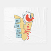 Vijf Koffies en een boekenvloot Fleece Deken (Voorkant (Horizontaal))