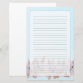 Vijf konijnen briefpapier (Voorkant / Achterkant)