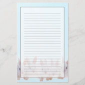Vijf konijnen briefpapier (Voorkant)