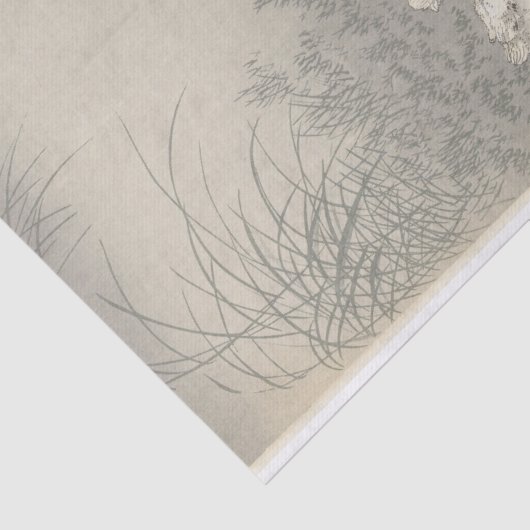 Vijf kuikens van Ohara Koson Tissuepapier (Detail)