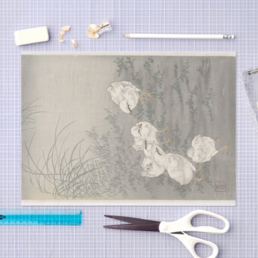 Vijf kuikens van Ohara Koson Tissuepapier (Craft)