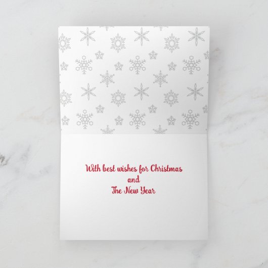 Vijf Labradors Kerst  Kerstkaart Feestdagen Kaart (Binnen)