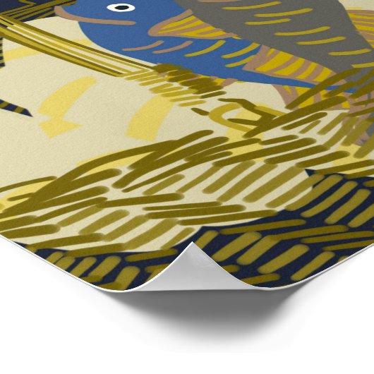 Vijf levens, twee vissen poster (Hoek)