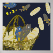 Vijf levens, twee vissen poster (Voorkant)