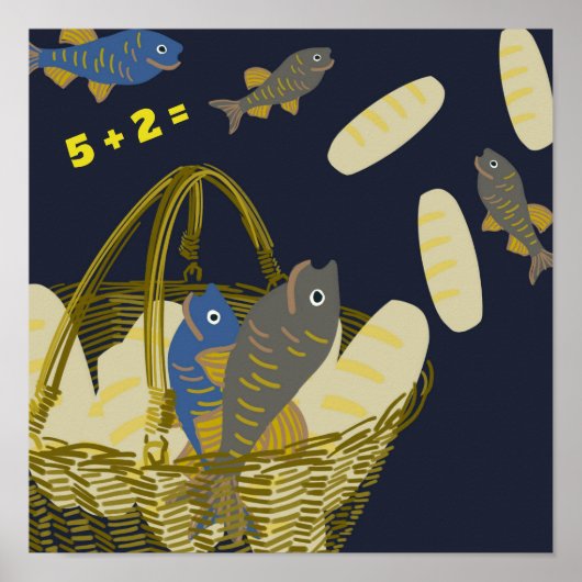 Vijf levens, twee vissen poster (Voorkant)