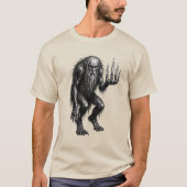Vijf lichten in de hand van de demon t-shirt (Voorkant)